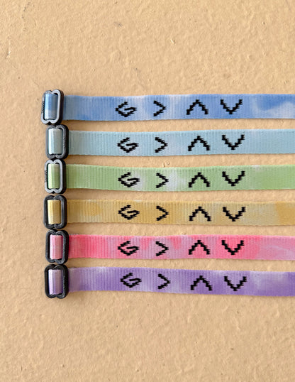Elevated Faith Highs and Lows Tie-Dye Bracelet Pack