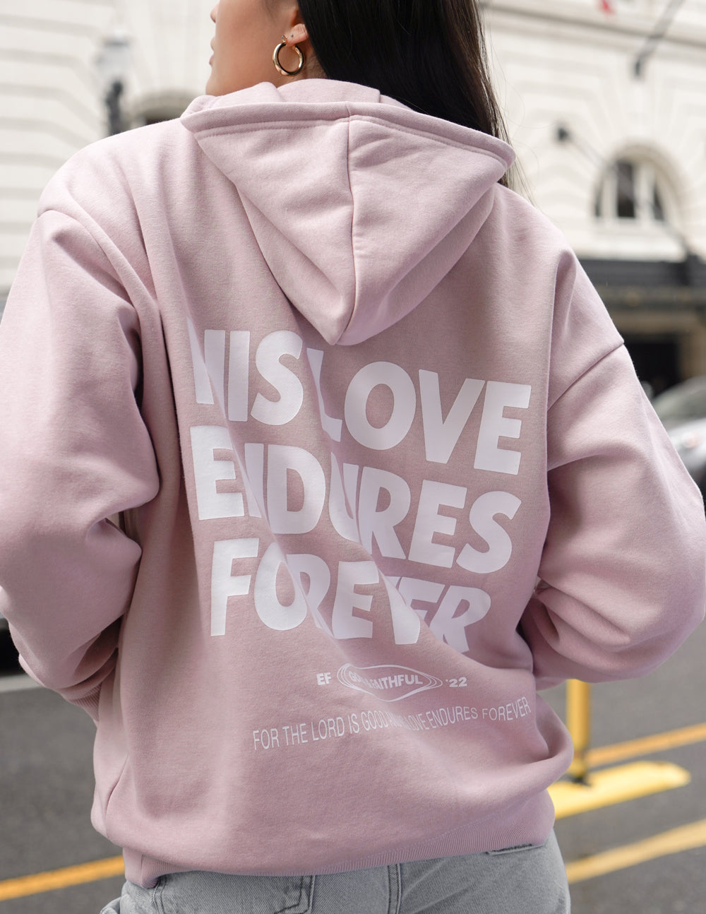 Elevated Faith His Love Endures Forever Unisex Hoodie