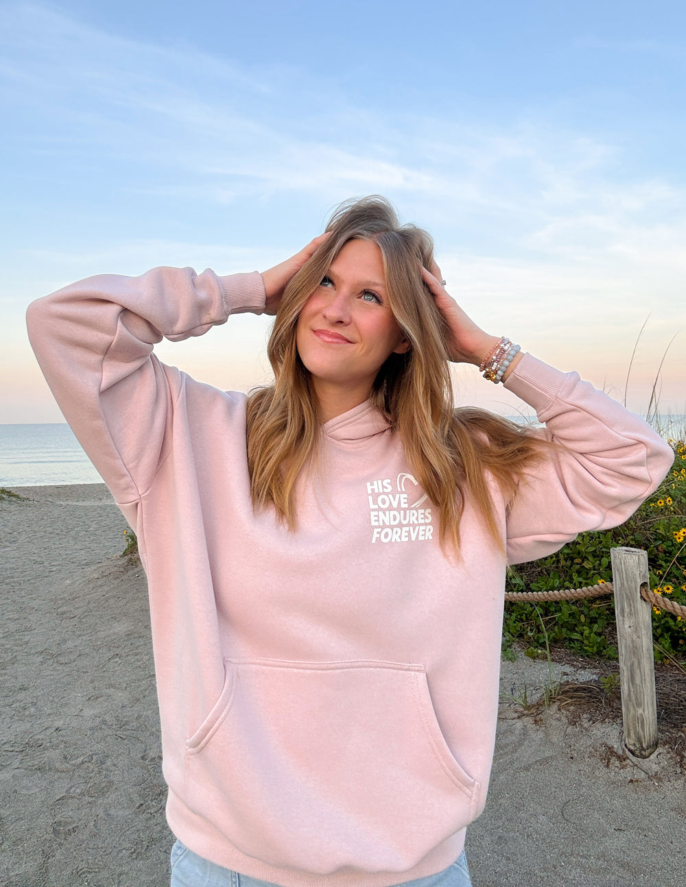 Elevated Faith His Love Endures Forever Unisex Hoodie