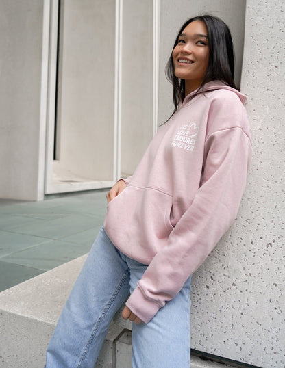 Elevated Faith His Love Endures Forever Unisex Hoodie