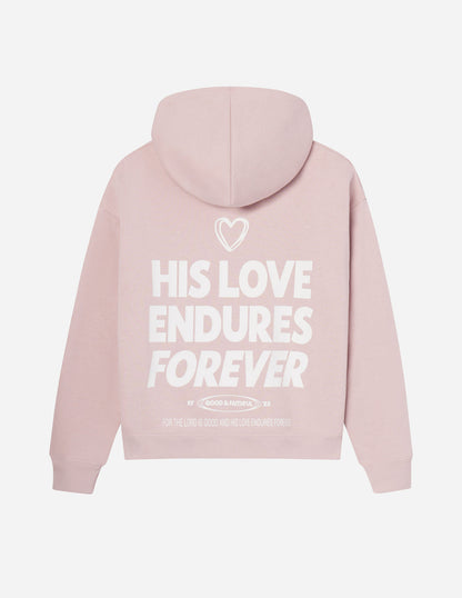 Elevated Faith His Love Endures Forever Unisex Hoodie
