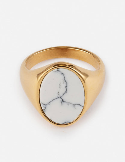 Elevated Faith Howlite Stone Ring