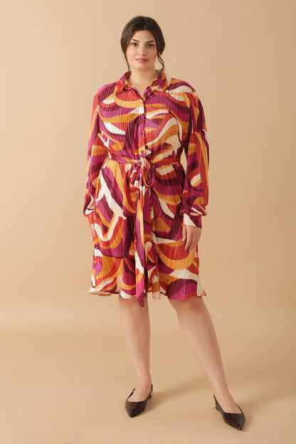 Get on Board Woven Plisse Mini Dress