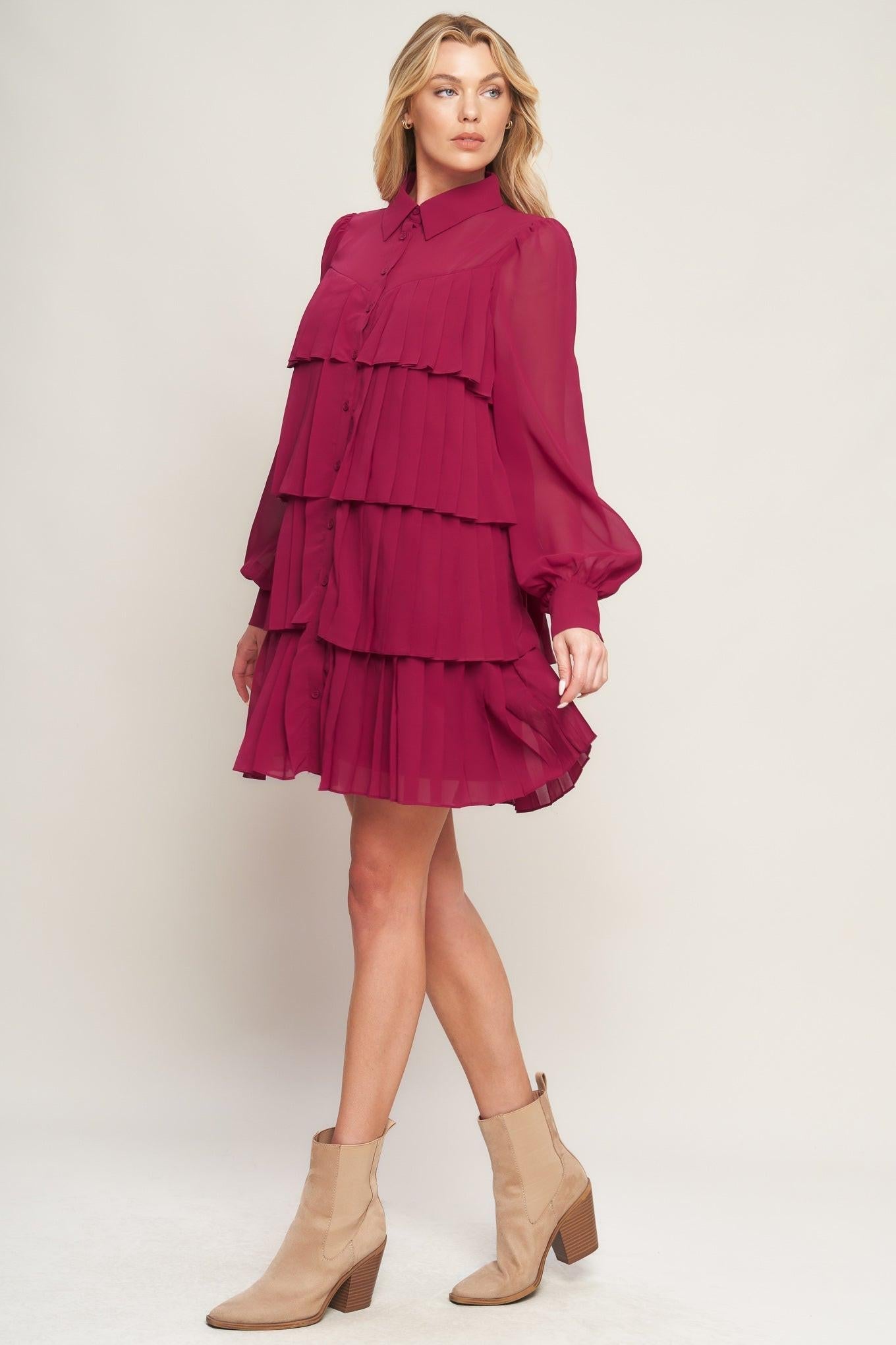An Absolute Treasure Woven Mini Dress