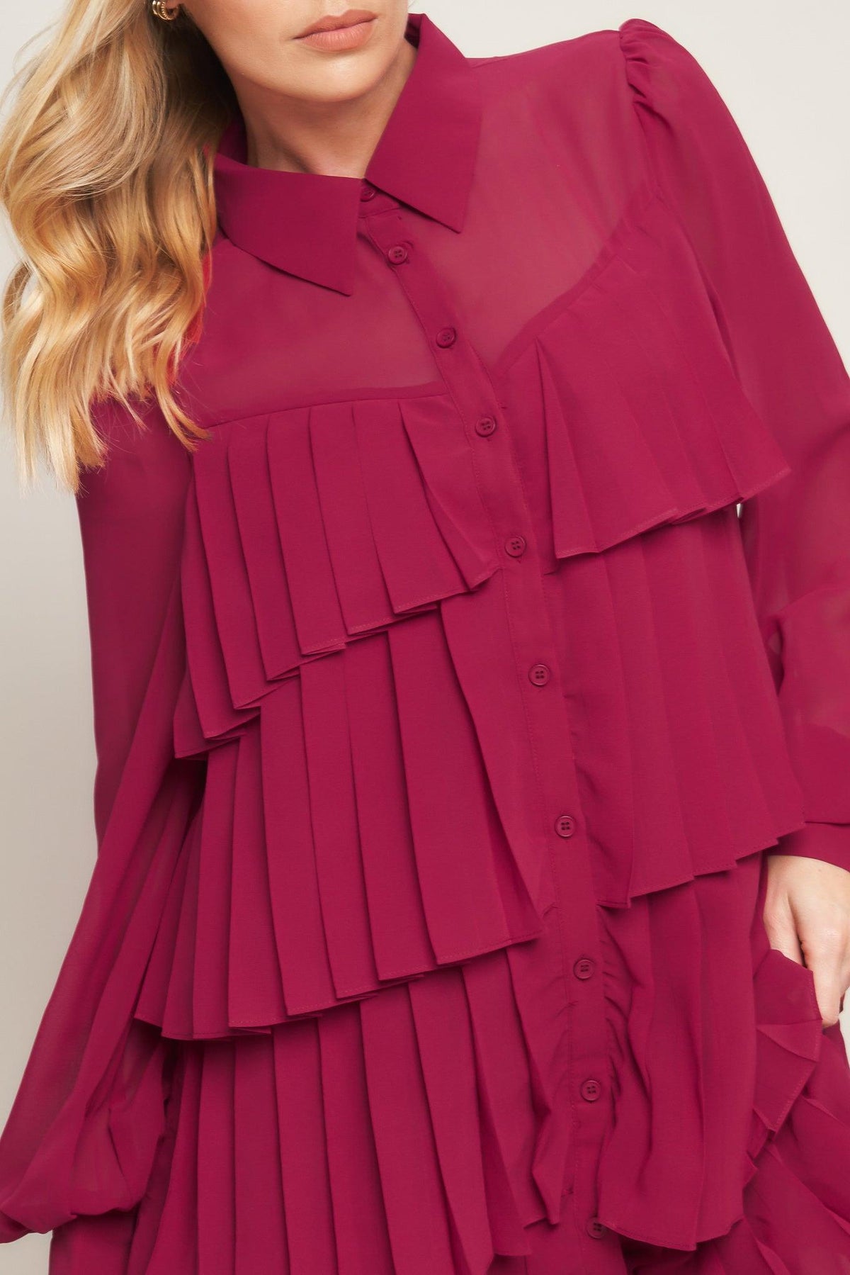 An Absolute Treasure Woven Mini Dress