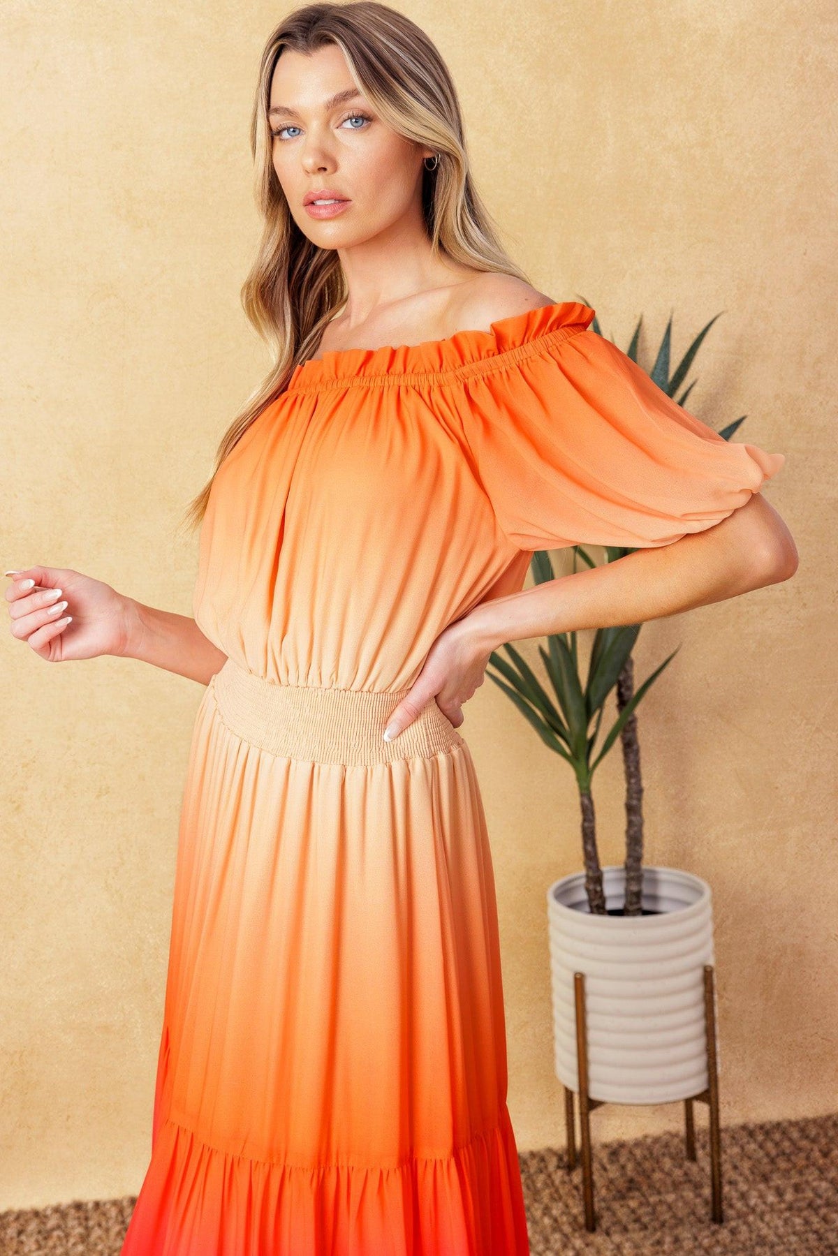 Forgotten Story Woven Maxi Dress