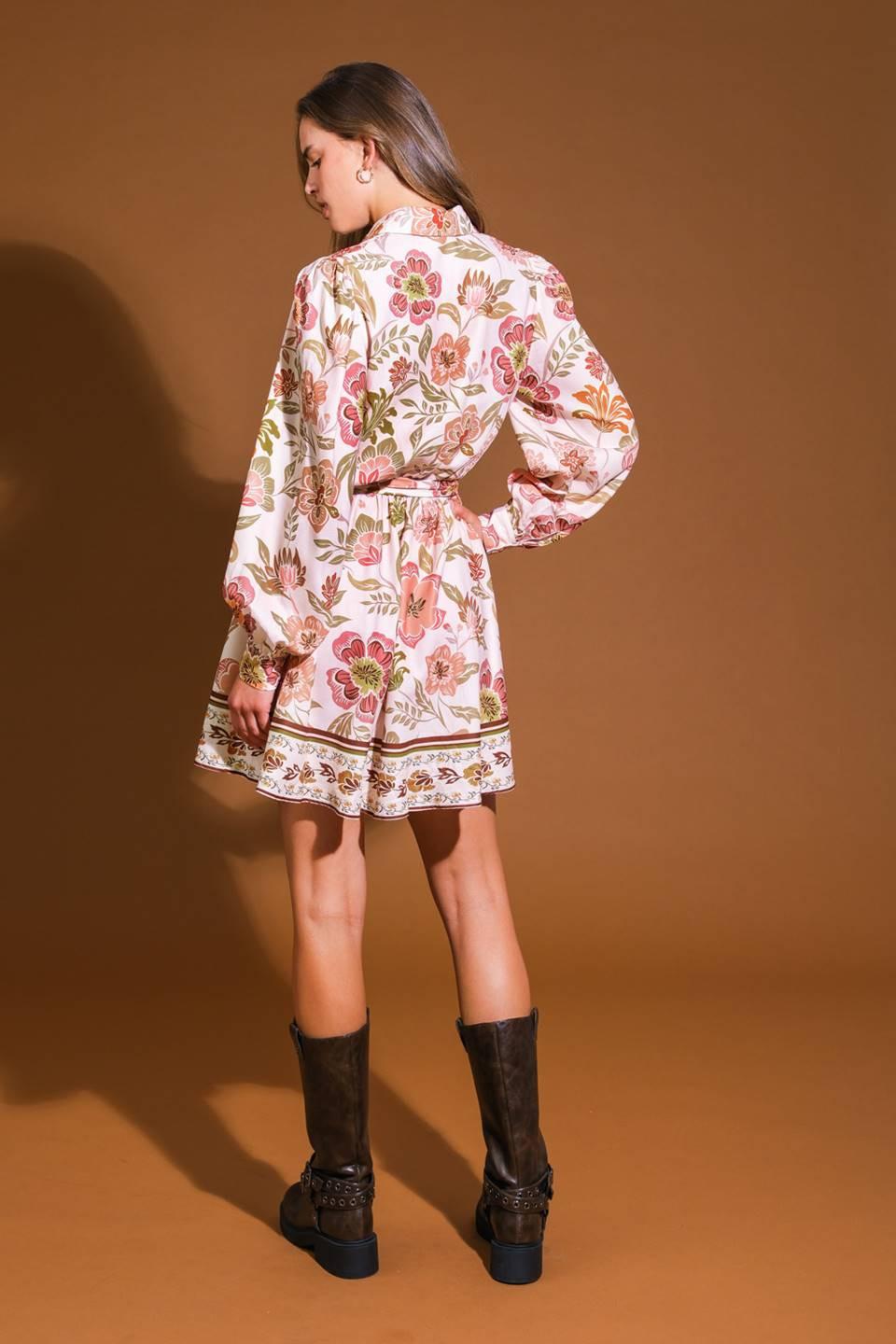 Desert Dawn Woven Mini Dress