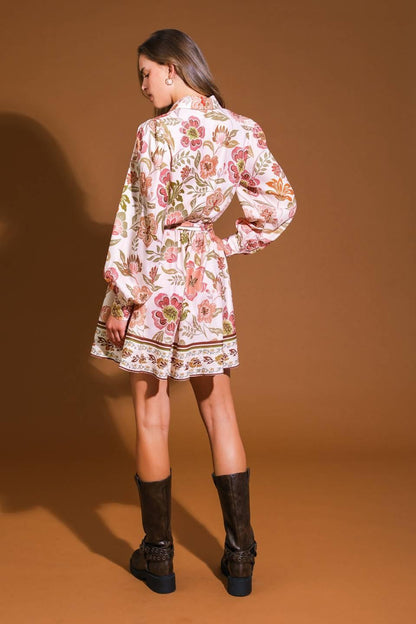 Desert Dawn Woven Mini Dress