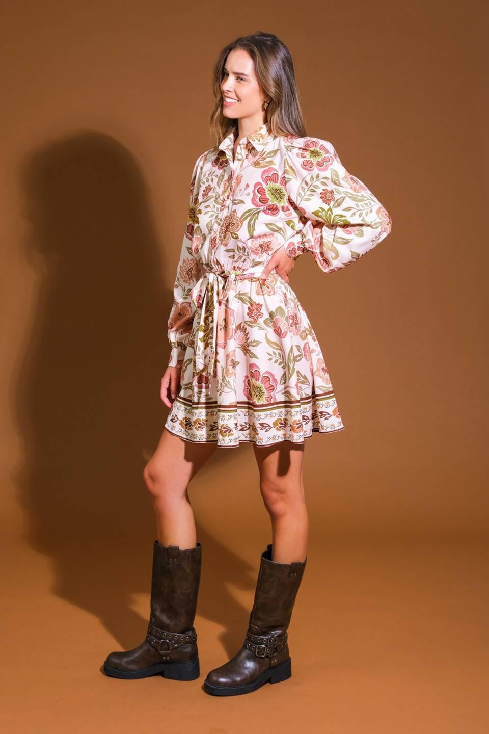 Desert Dawn Woven Mini Dress