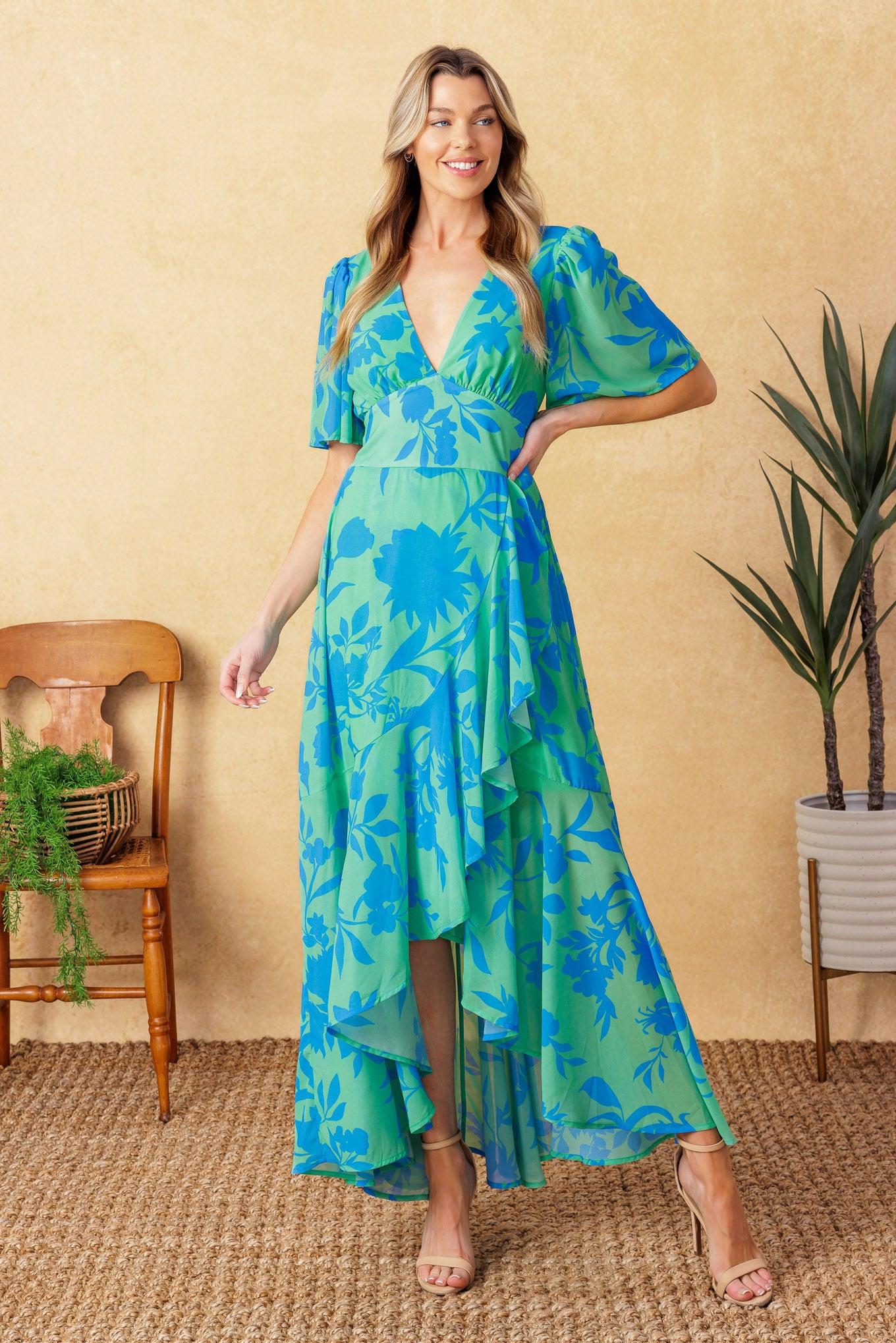 Forever Daydreaming Woven Midi Dress