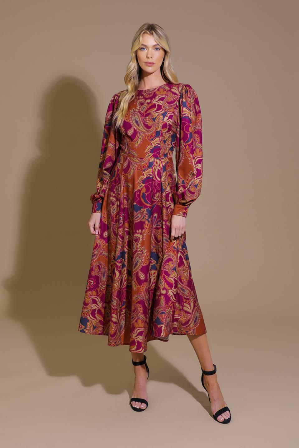Forevermore Woven Midi Dress