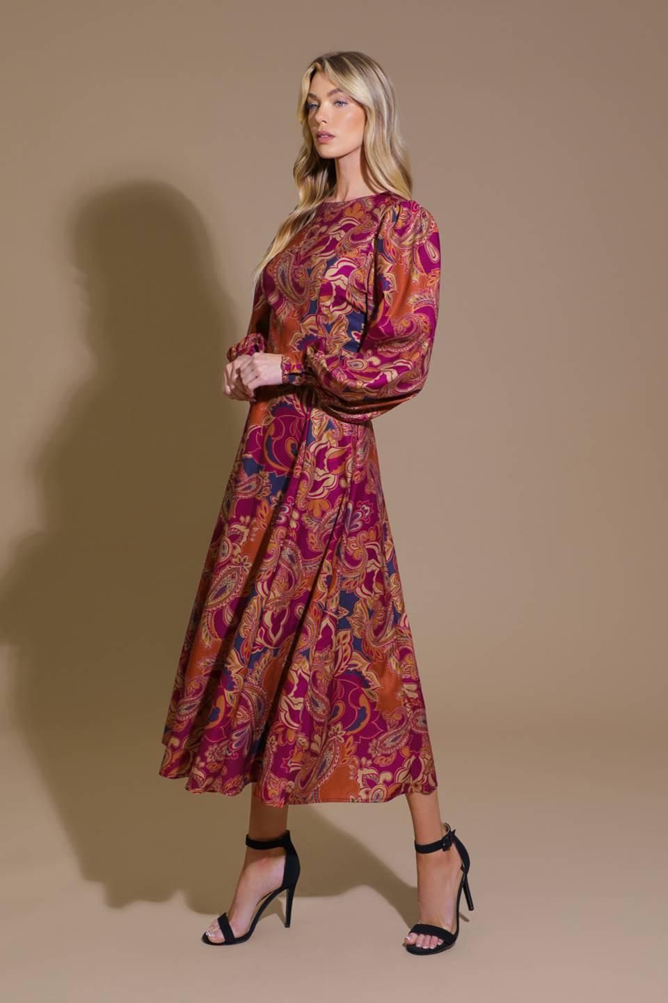 Forevermore Woven Midi Dress