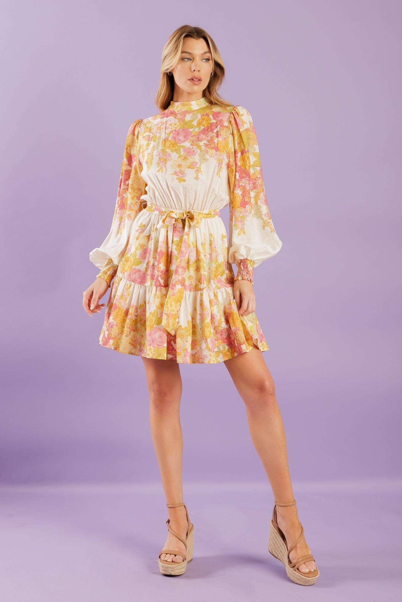 Go Get it Pink Woven Mini Dress