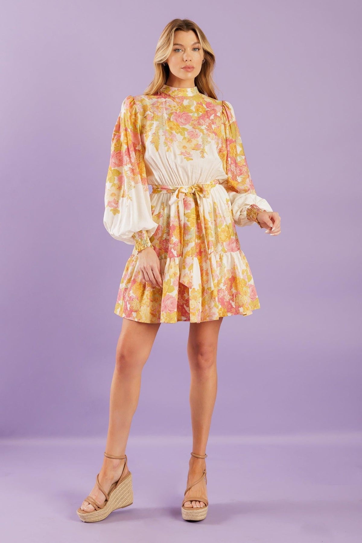 Go Get it Pink Woven Mini Dress