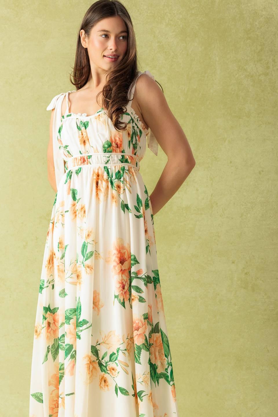 A Perfect Match Woven Maxi Dress