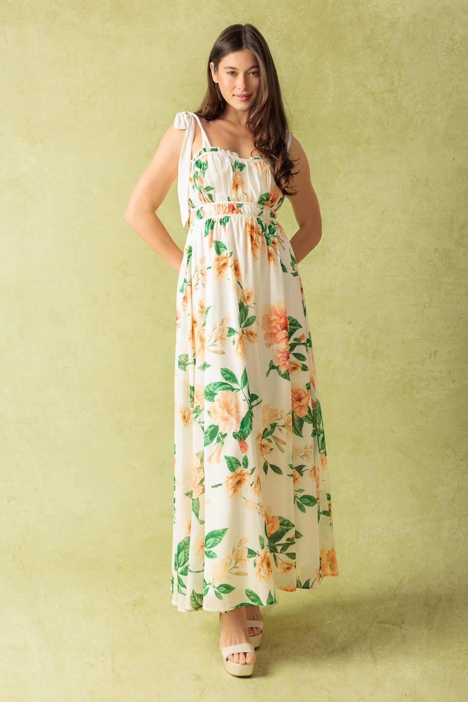 A Perfect Match Woven Maxi Dress