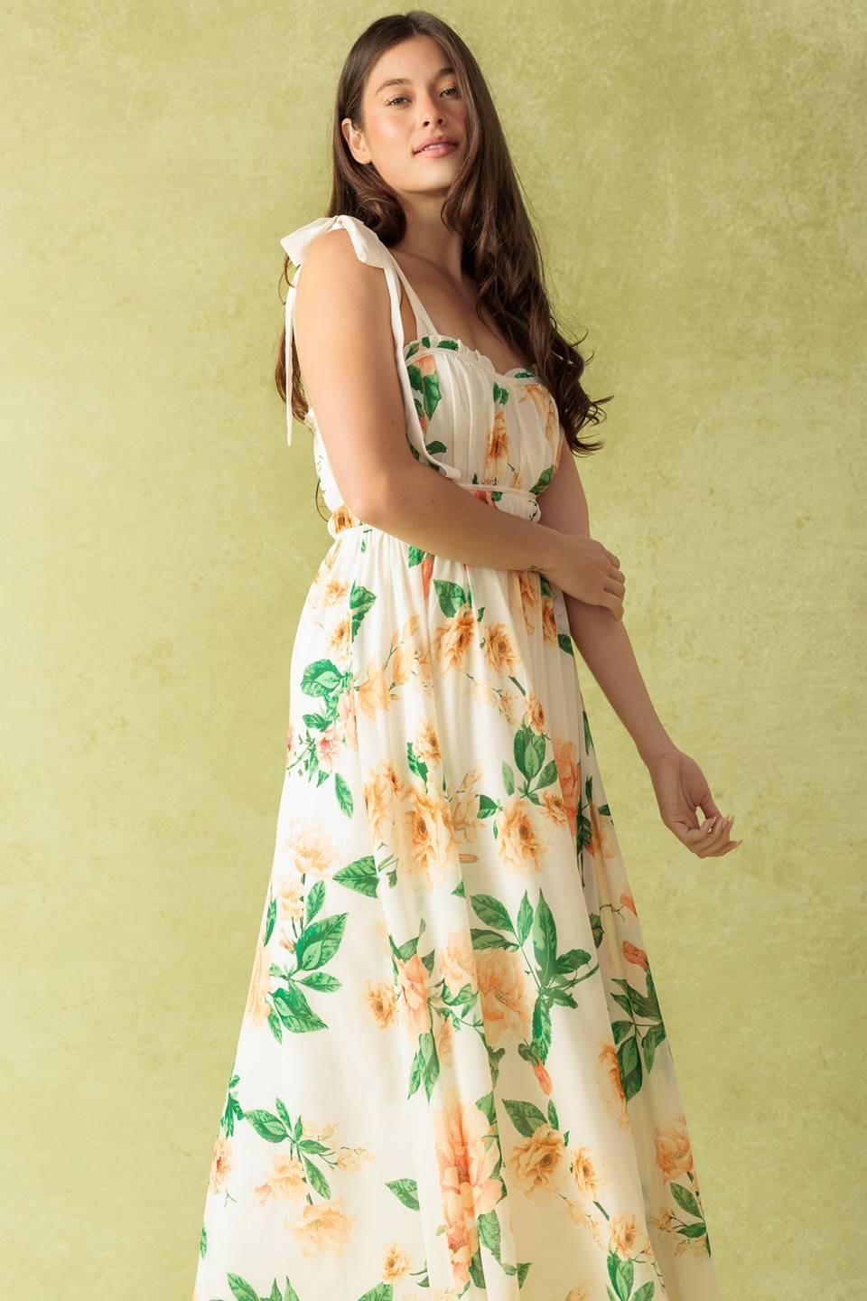 A Perfect Match Woven Maxi Dress