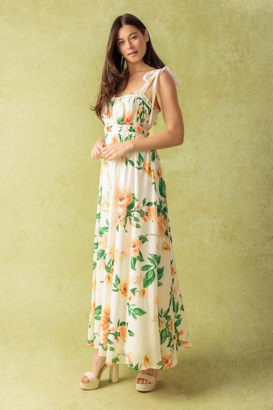 A Perfect Match Woven Maxi Dress