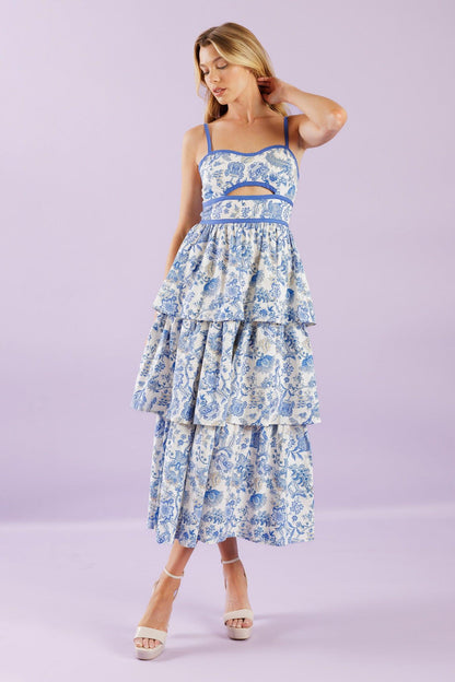 A Great Escape Woven Midi Dress