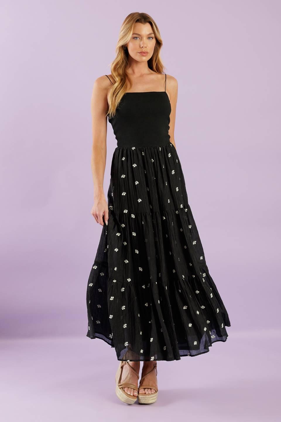 Fade Into You Woven Midi Dress