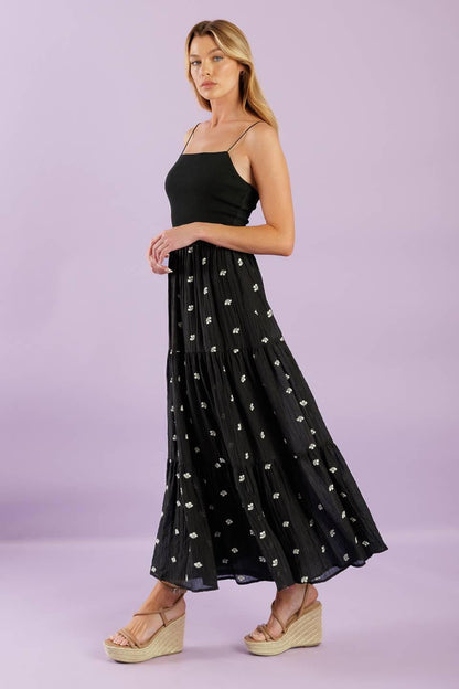 Fade Into You Woven Midi Dress