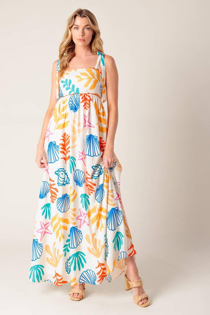 Frolic Through Fields Woven Maxi Dress