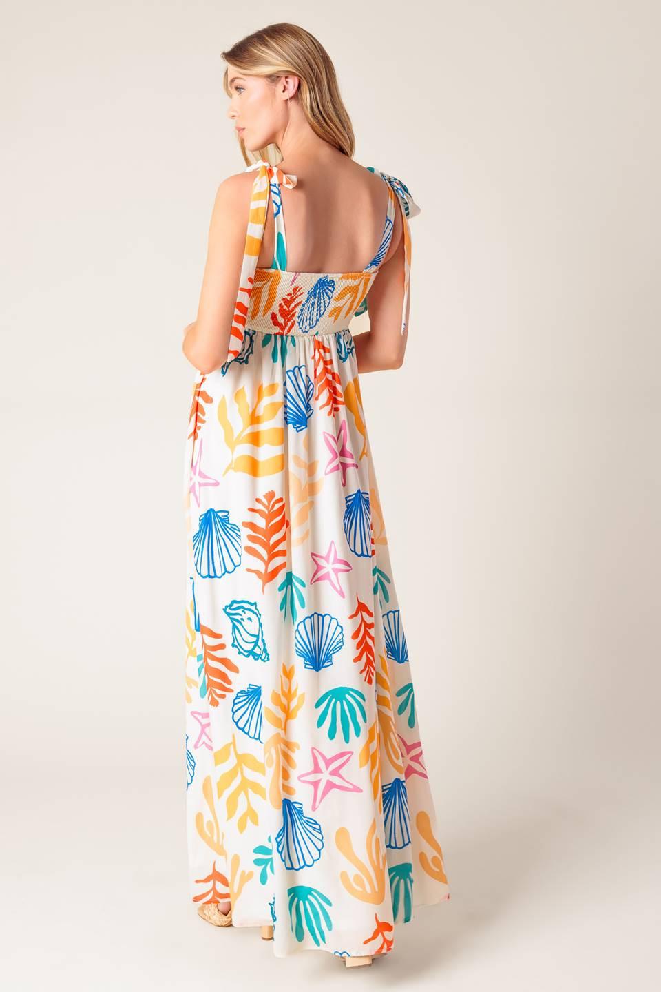 Frolic Through Fields Woven Maxi Dress