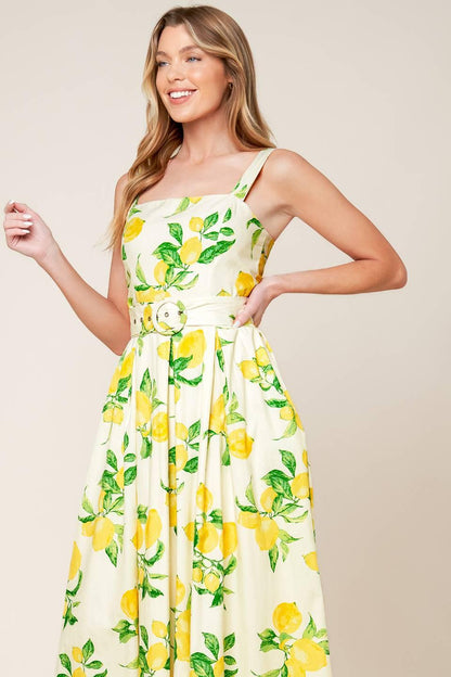 Beaming Perfection Ivory Woven Midi Dress