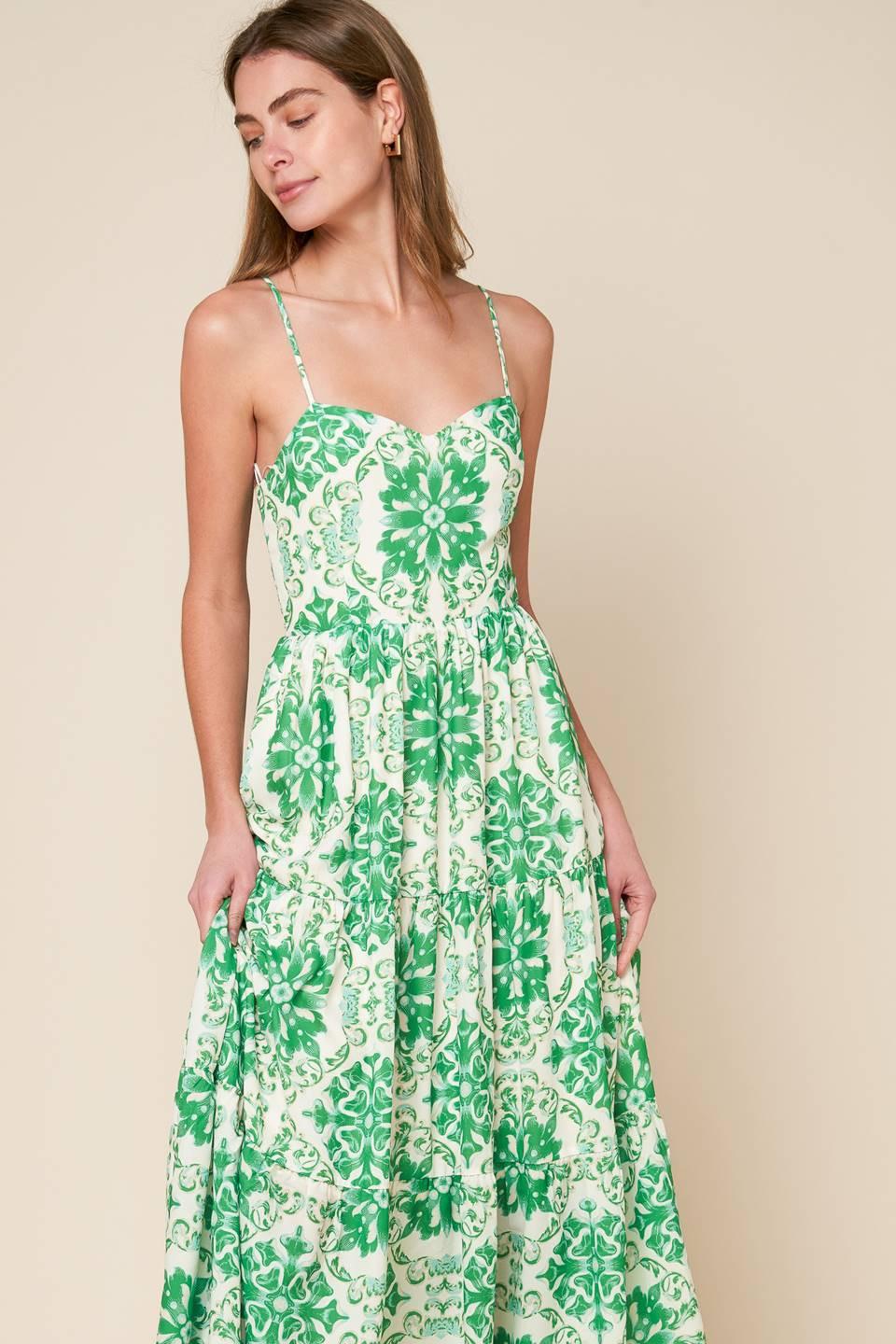 Beyond Elegant Woven Midi Dress