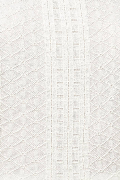 After the Rain White Lace Maxi Dress