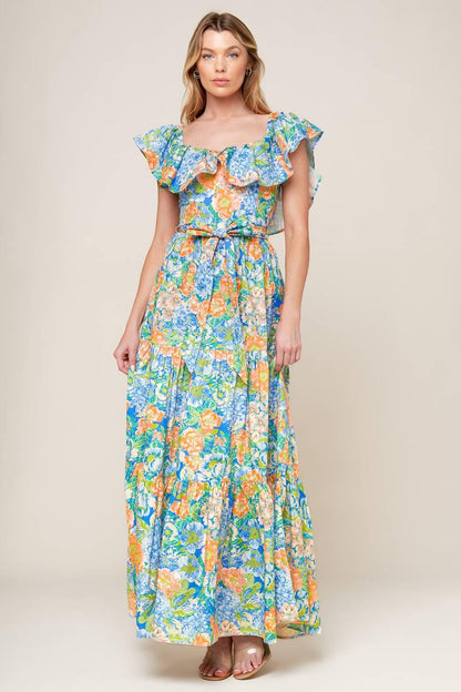 Delightful Garden Party Woven Maxi Dress