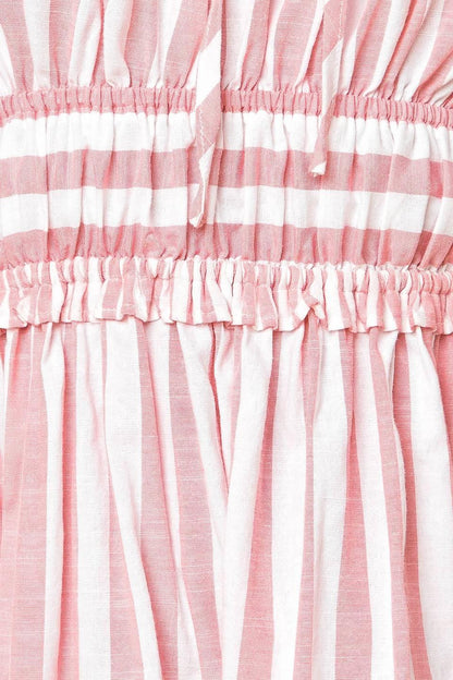 Gia Peony Pink Woven Maxi Dress