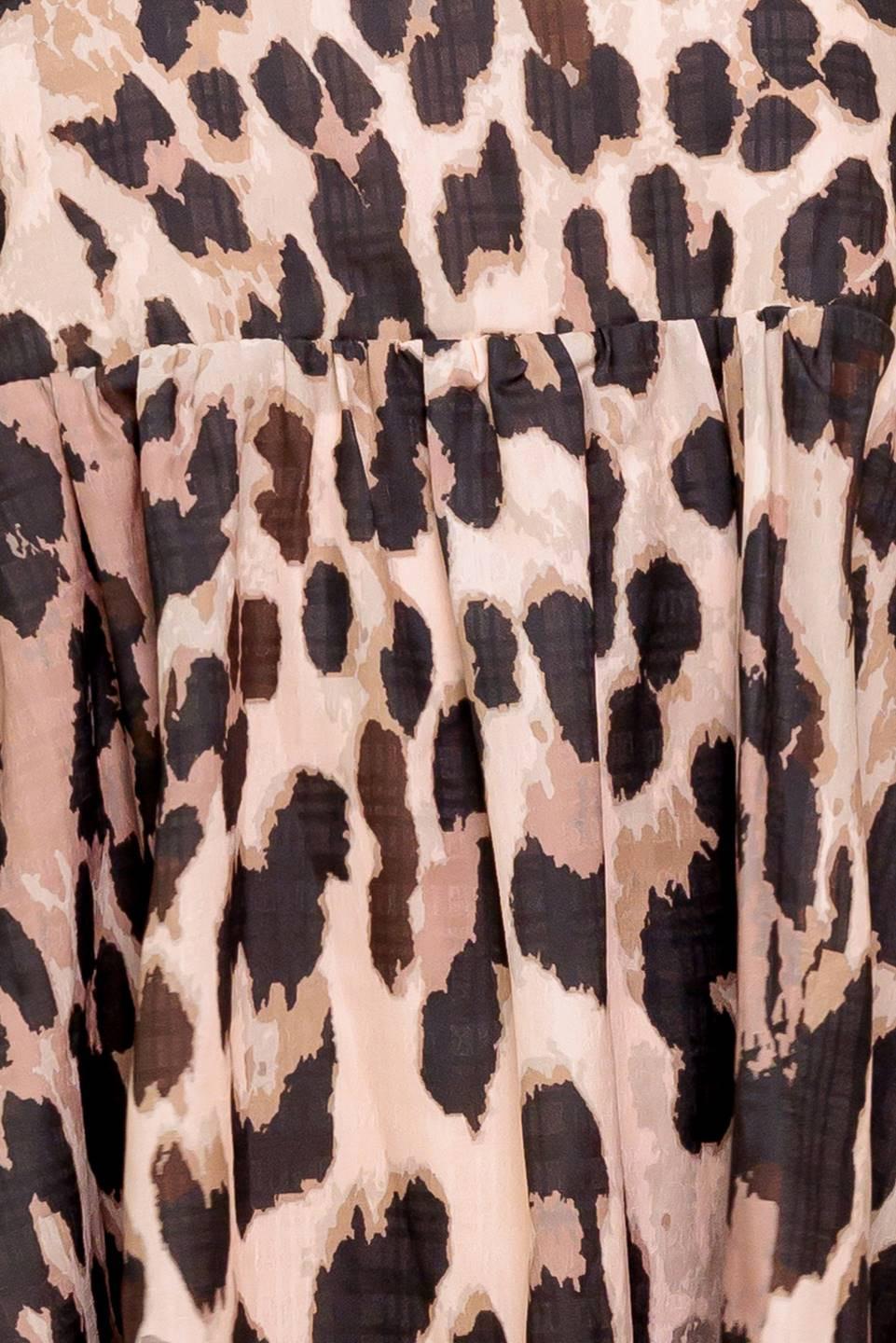 Forever Yours Leopard Woven Mini Dress