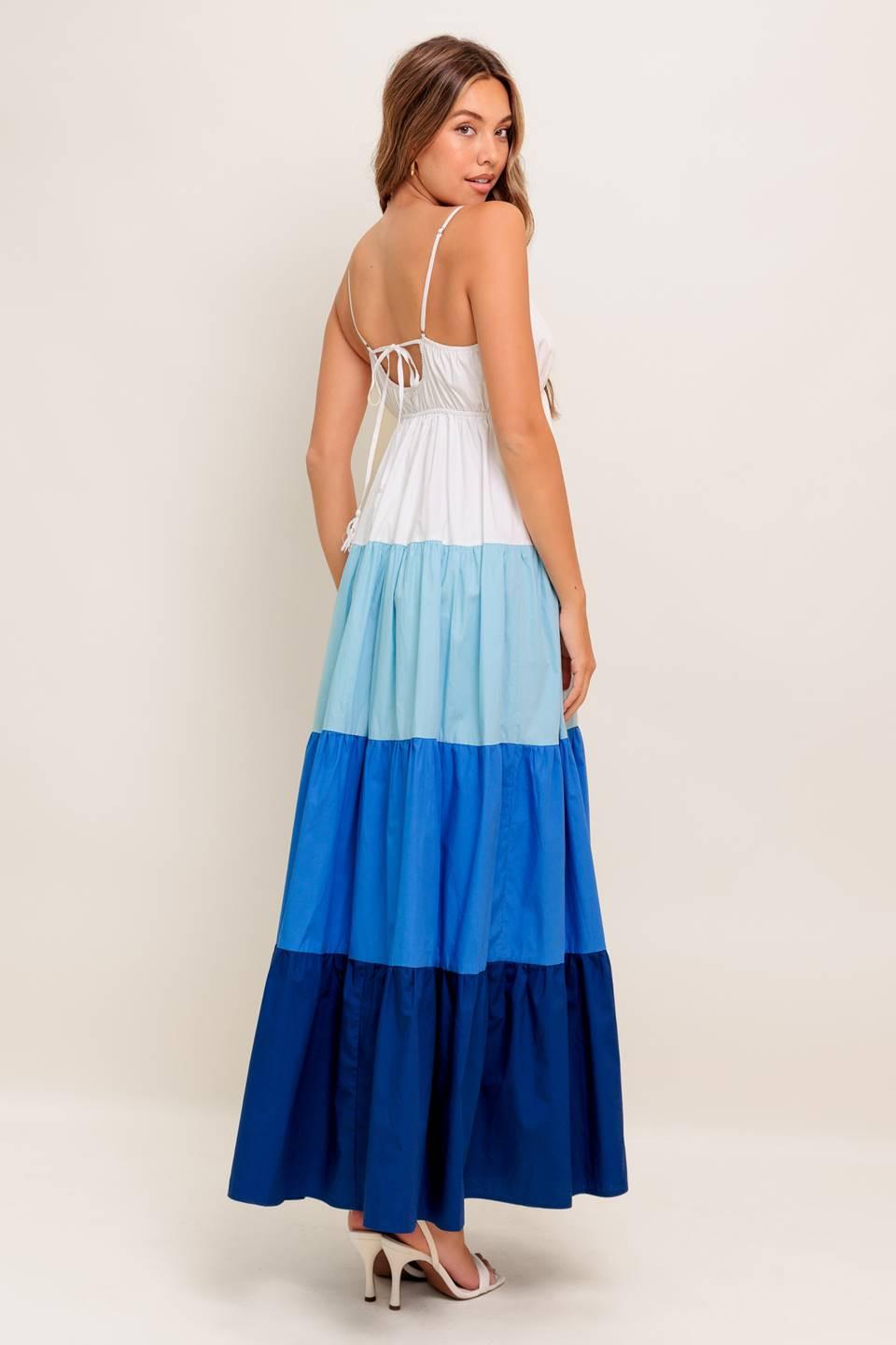 Cruise Mode Woven Midi Dress
