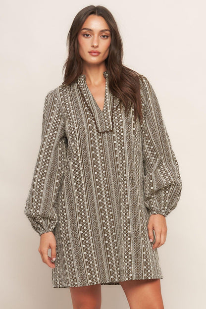 Desert Dust Woven Mini Dress