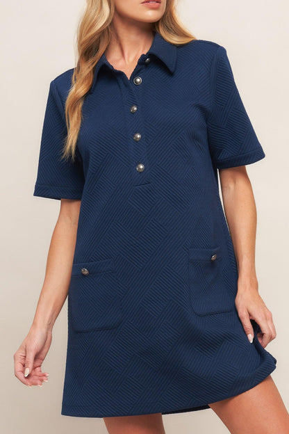 Downtown Cool Knit Mini Dress
