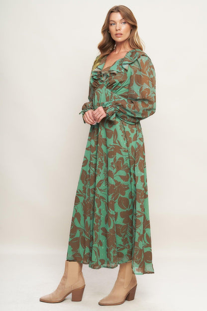 Botanic Dreams Woven Maxi Dress
