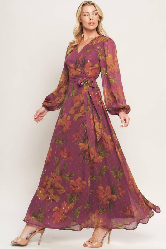 Ember Garden Woven Maxi Dress
