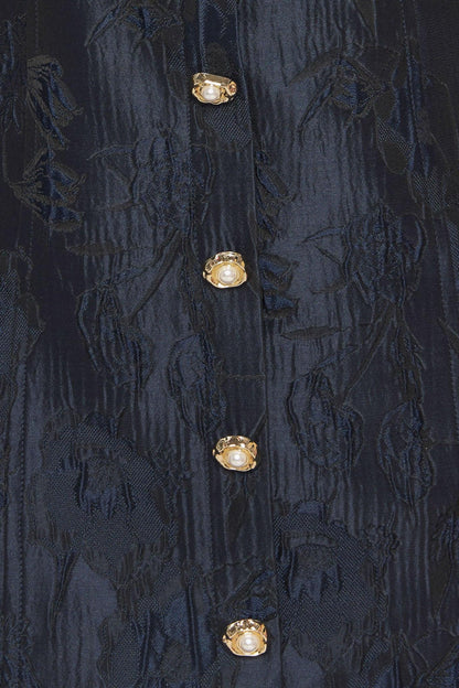 Golden Moon Woven Mini Dress