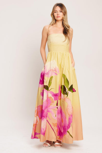 Dreamy Ombre Woven Maxi Dress