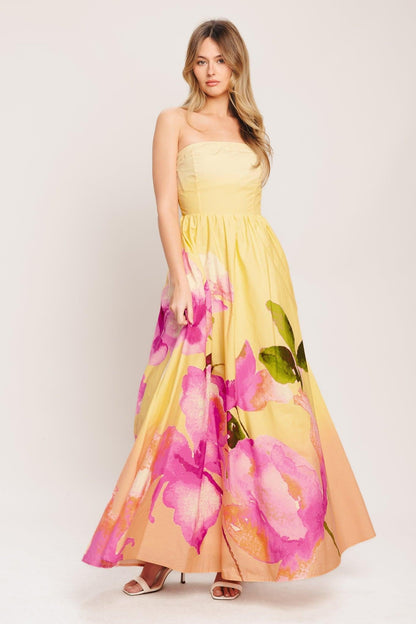 Dreamy Ombre Woven Maxi Dress