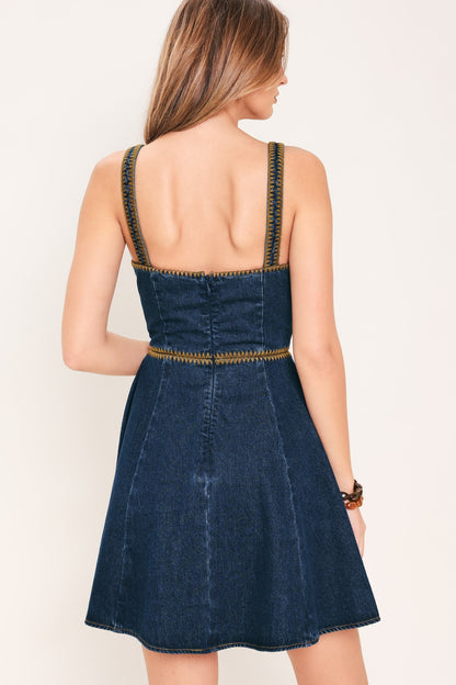 Denim Darling Denim Mini Dress