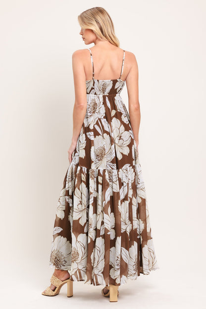 Desert Bloom Woven Maxi Dress