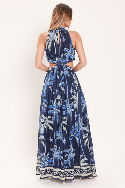 Coastal Stargazer Woven Maxi Dress