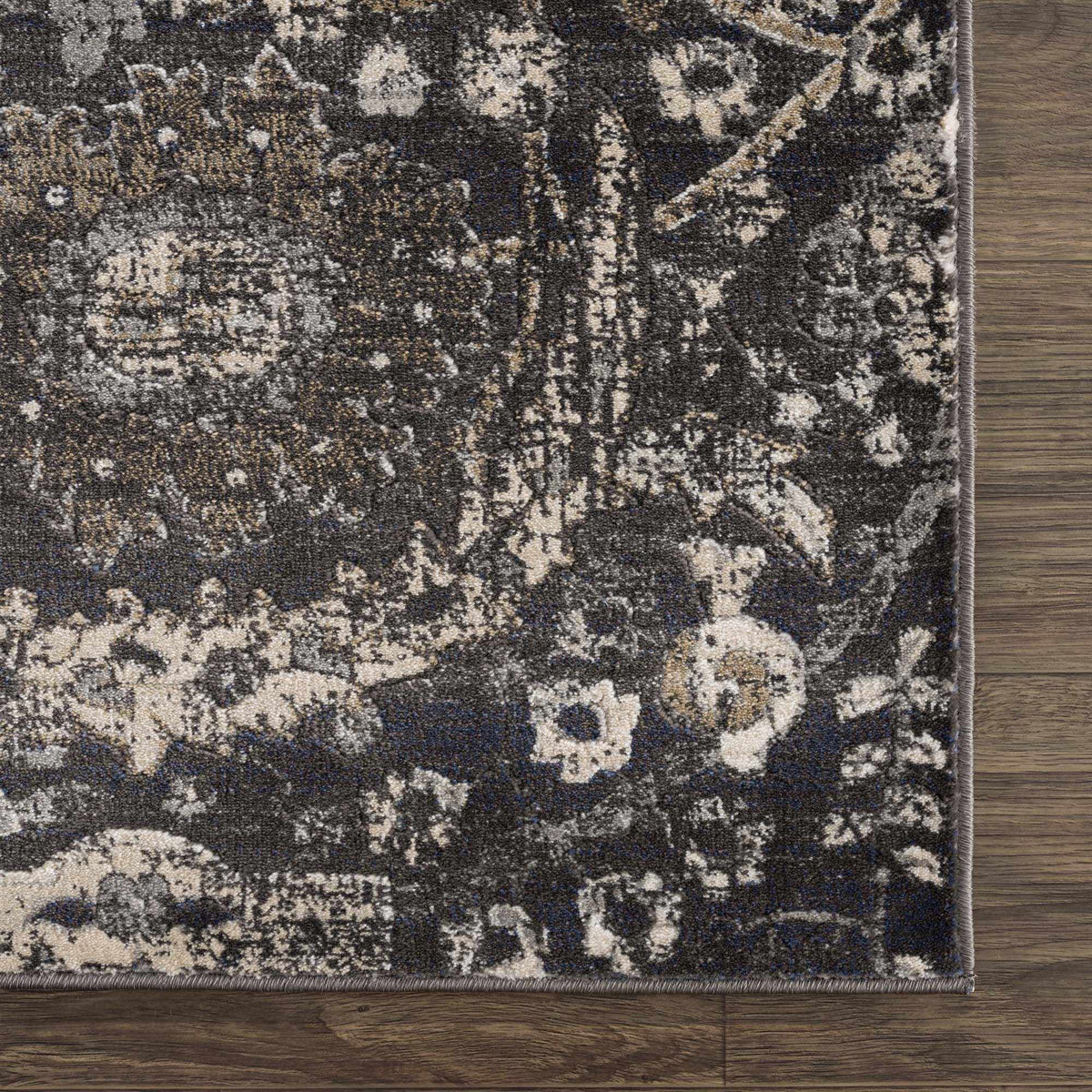 Georgiana Charcoal Area Rug