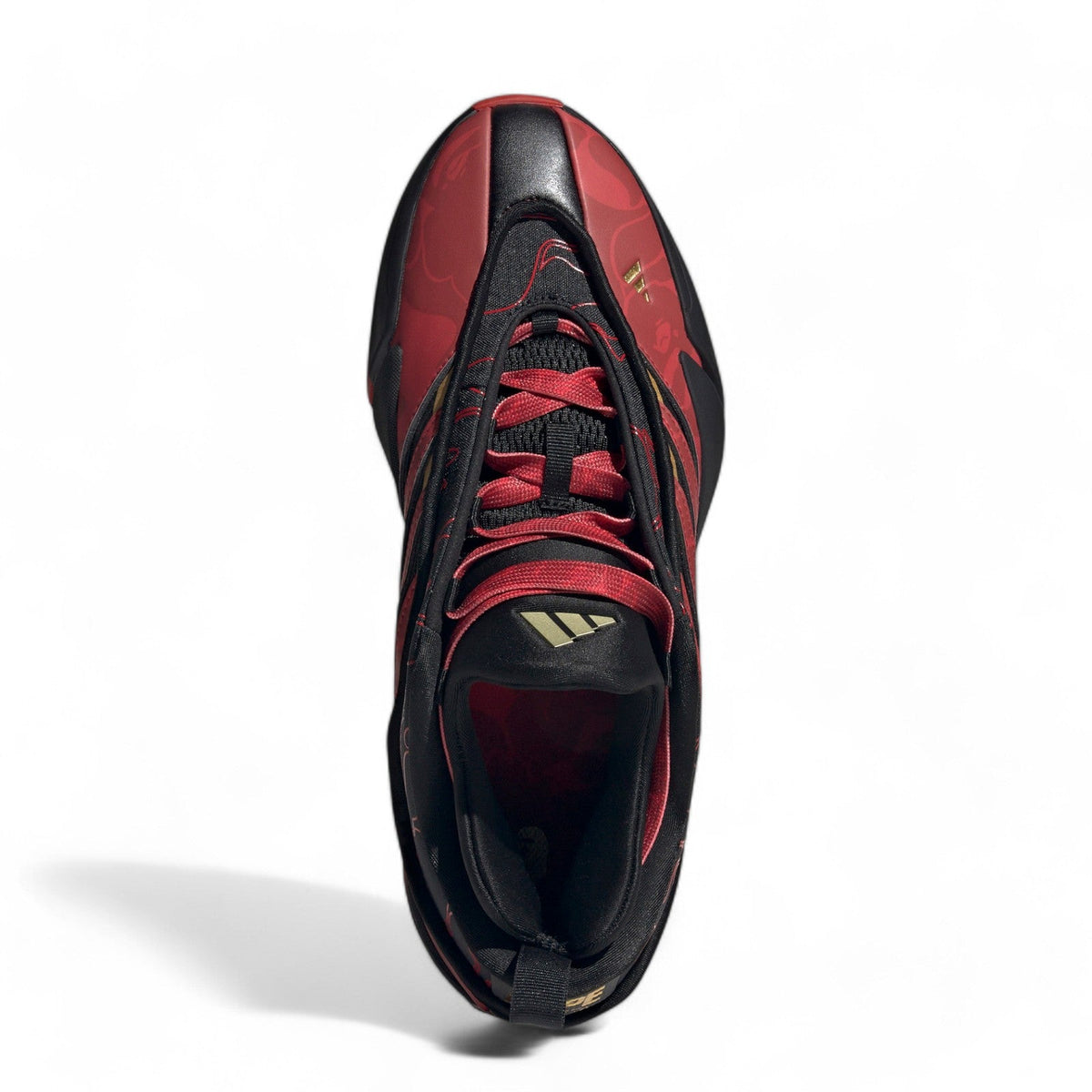 adidas Men's Dame 9 'Bape Black Red' Sneakers