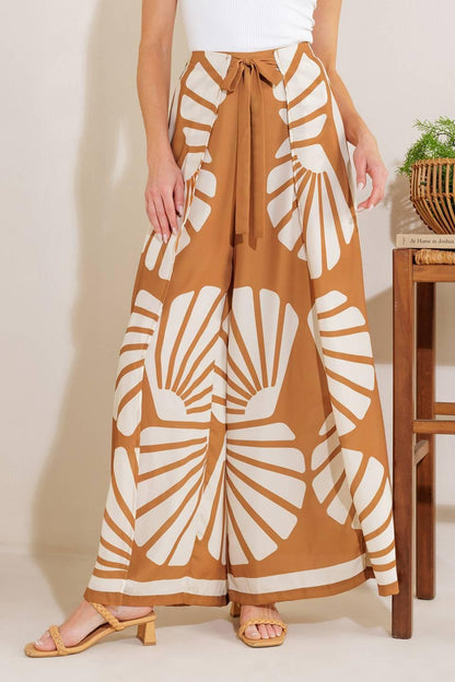Awaiting Love Woven Kimono Cover up and Pant Set