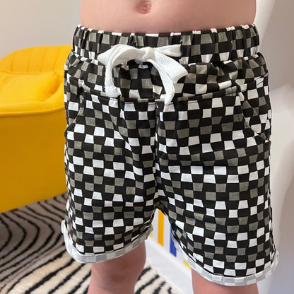 Check 'ya Later Shorts - Black/grey