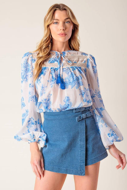 Distant Echoes Denim Skort