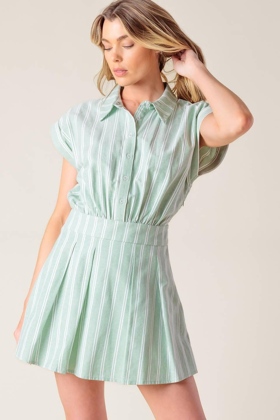 Bridget La France Woven Romper